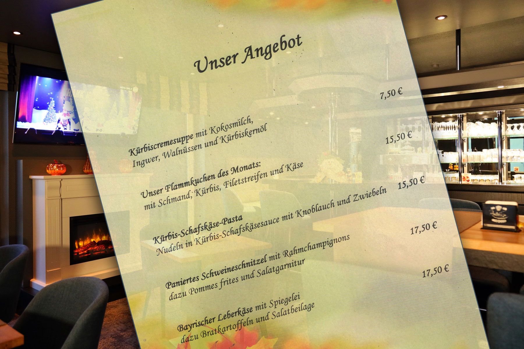 Mehr über den Artikel erfahren Unser Herbstangebot im „Le Bistro“