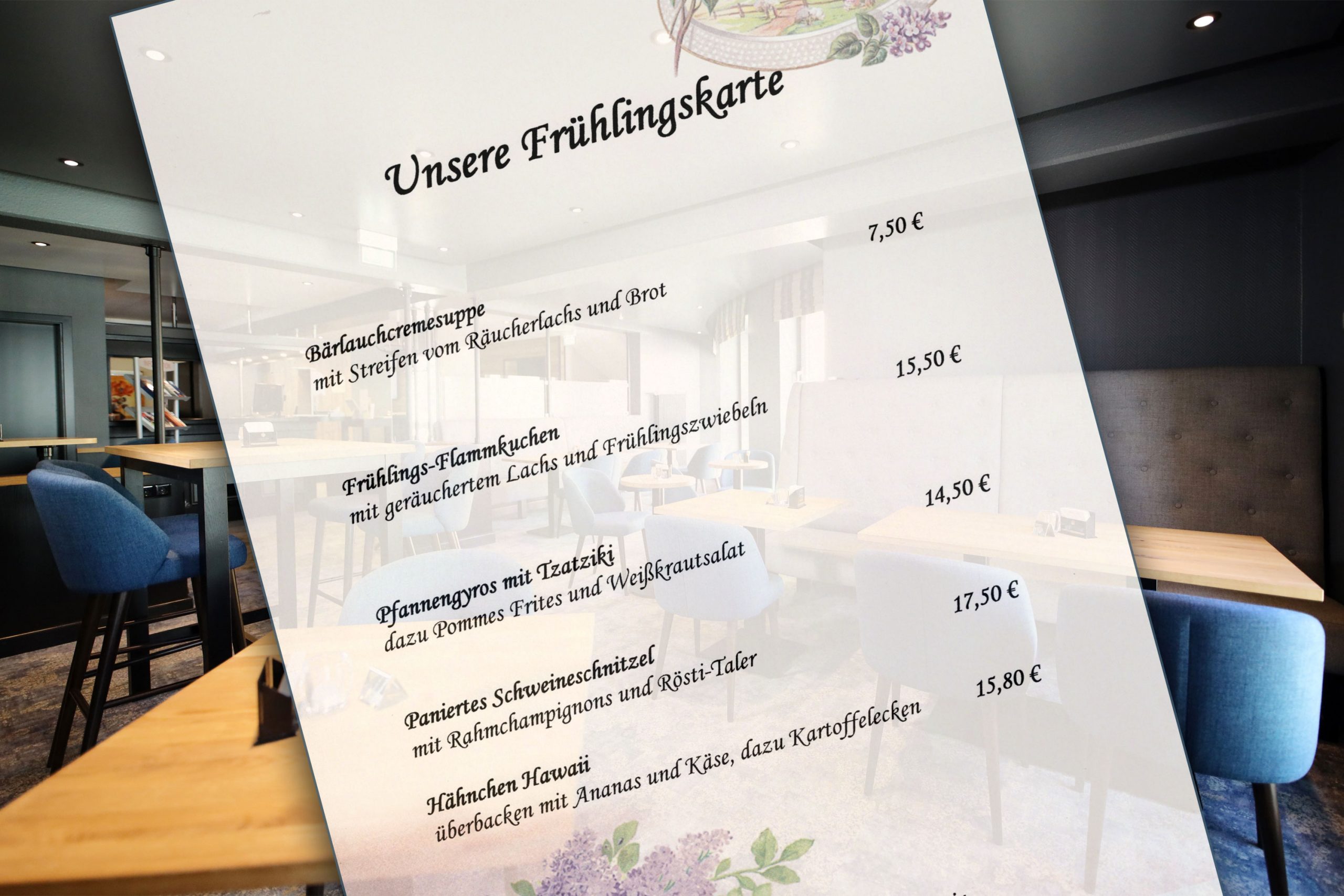 Sie betrachten gerade Frühjahrsangebot im „Le Bistro“