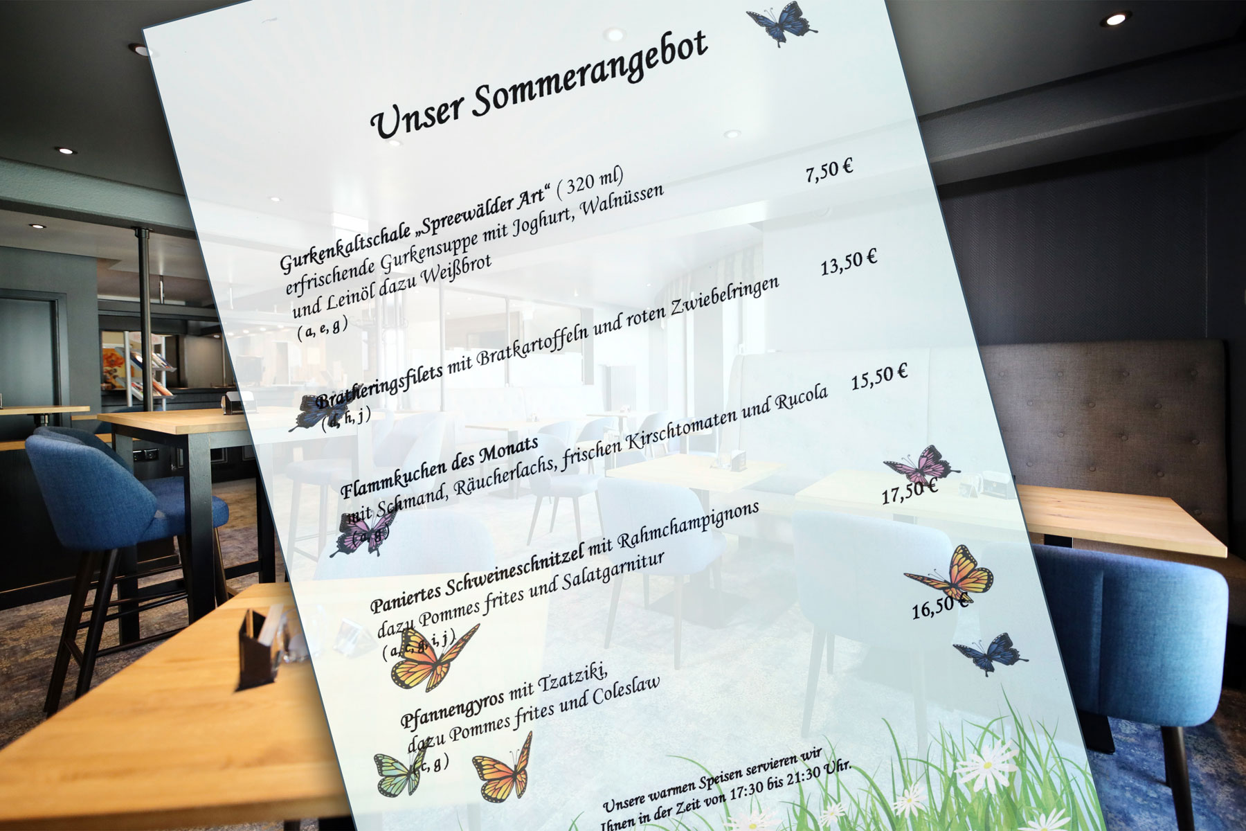 Sie betrachten gerade Sommerangebot im „Le Bistro“